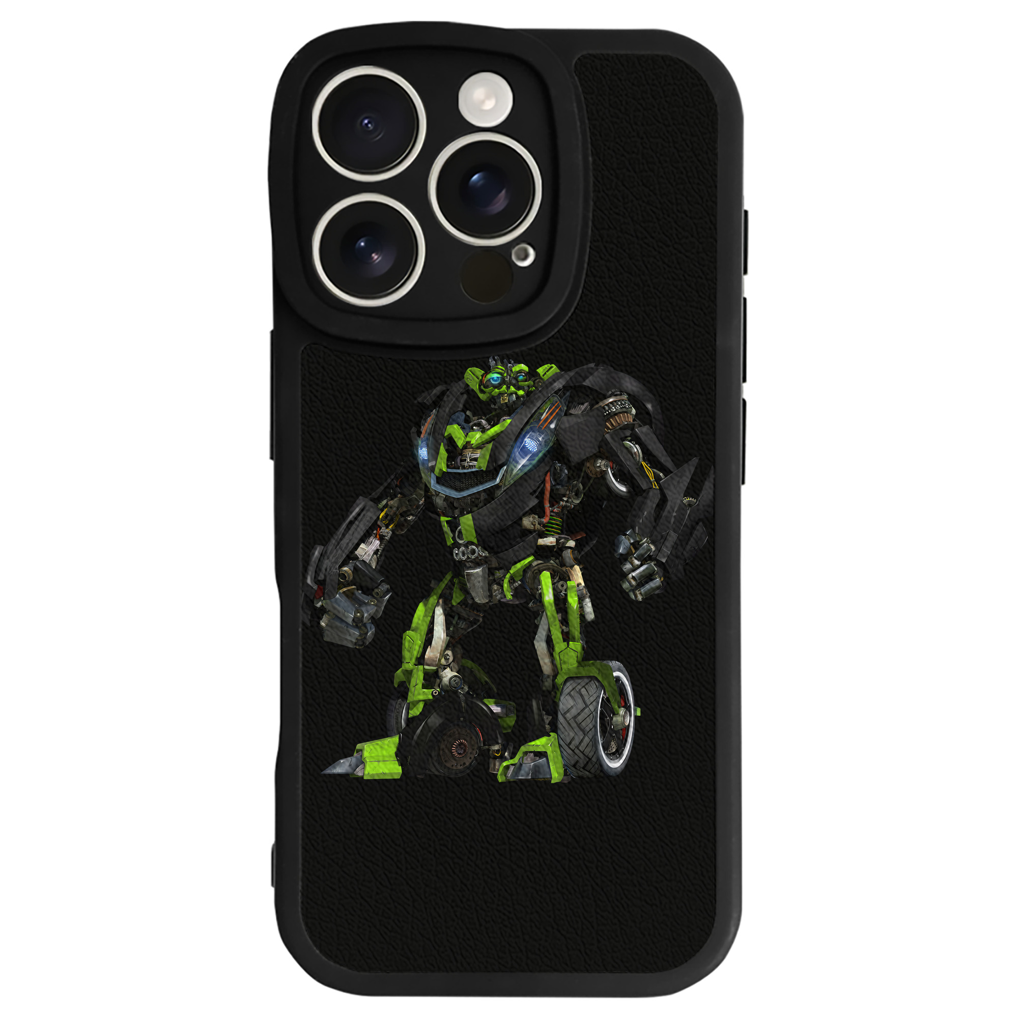 （画像用） Transformers トランスフォーマー 【iPhone 16シリーズ対応】シリコンスマホケース（レザー調） 材質：シリコン